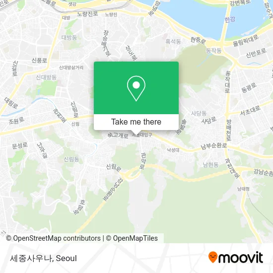 세종사우나 map
