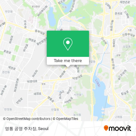 영통 공영 주차장 map