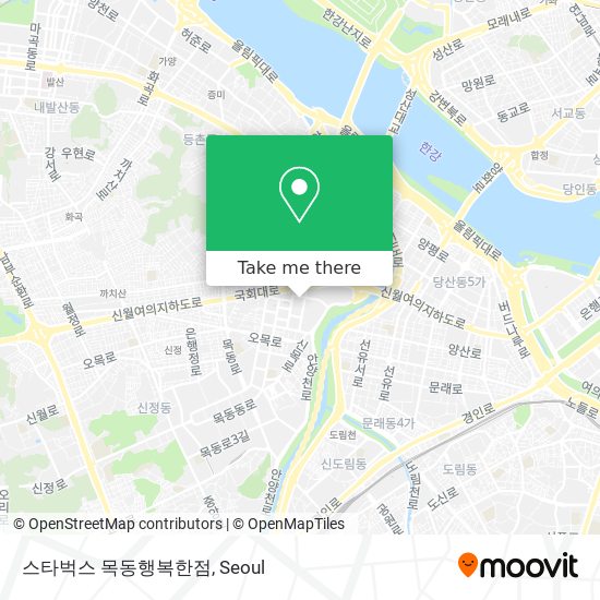 스타벅스 목동행복한점 map