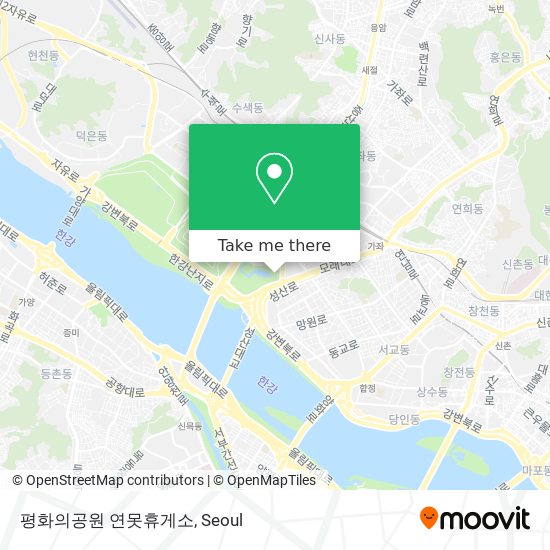 평화의공원 연못휴게소 map