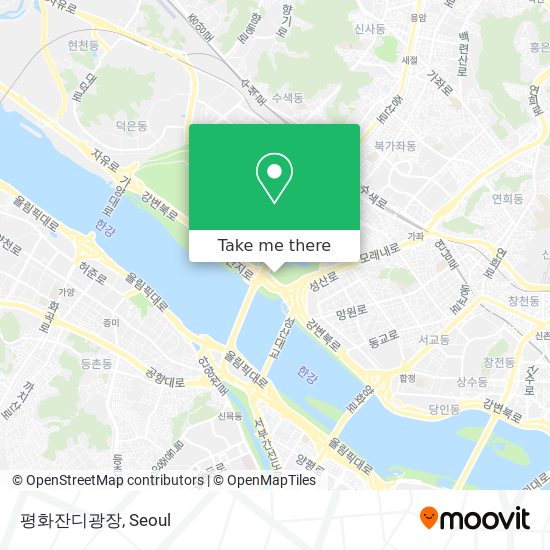 평화잔디광장 map