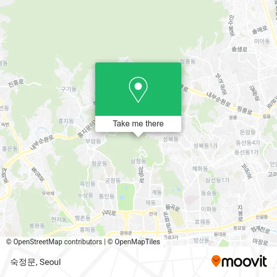 숙정문 map