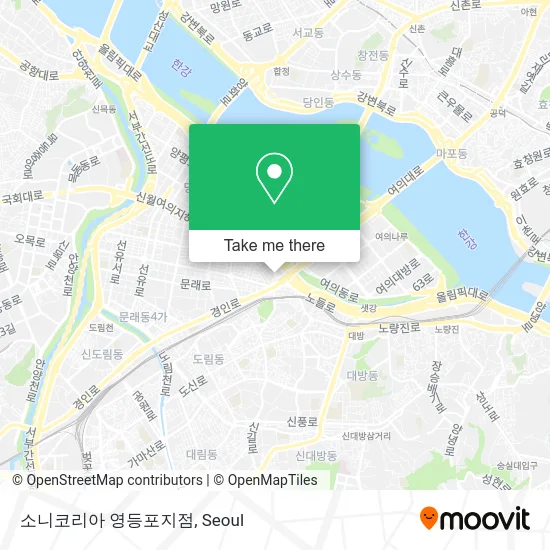 소니코리아 영등포지점 map