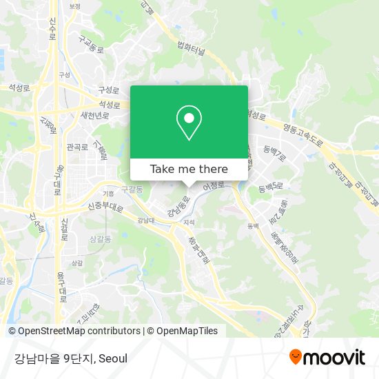 강남마을 9단지 map