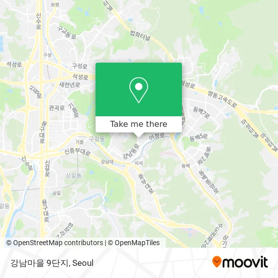 강남마을 9단지 map