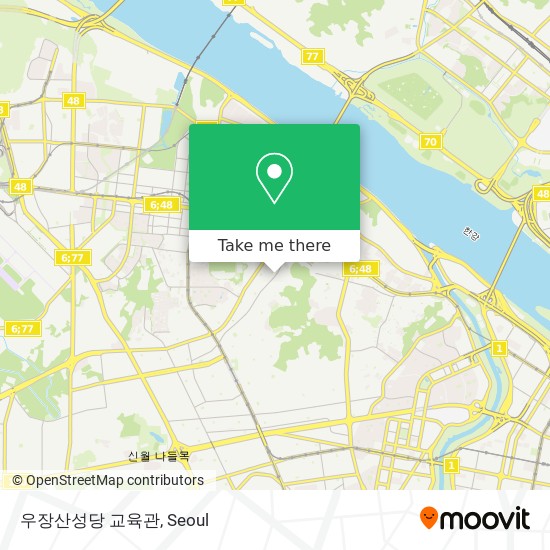 우장산성당 교육관 map