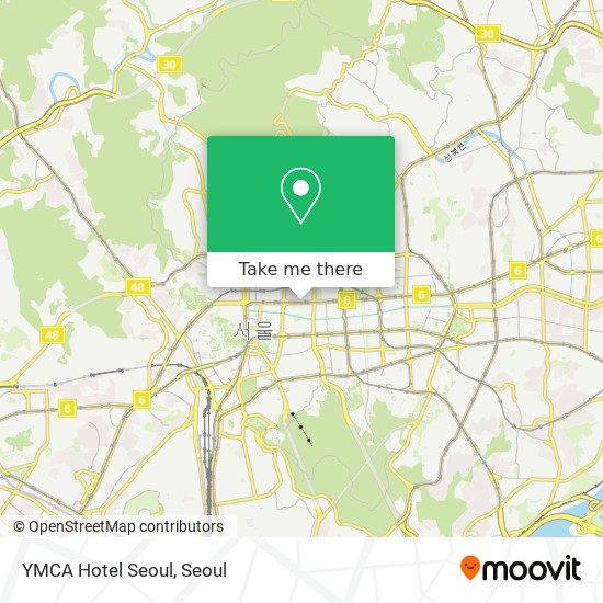 YMCA Hotel Seoul map