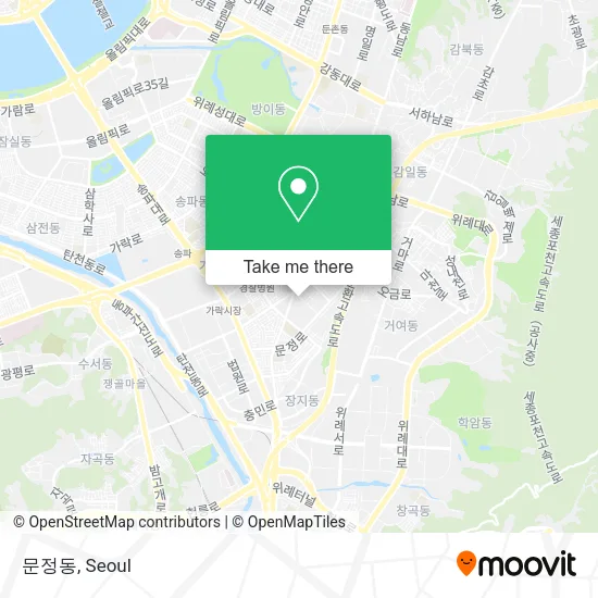 문정동 map