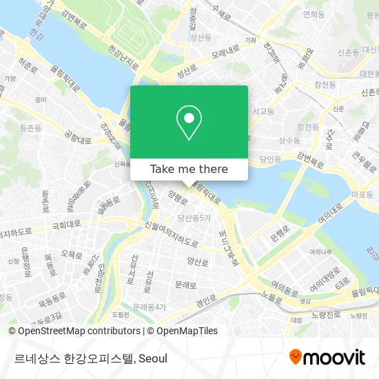 르네상스 한강오피스텔 map