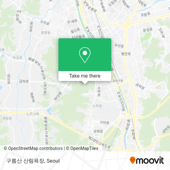 구름산 산림욕장 map