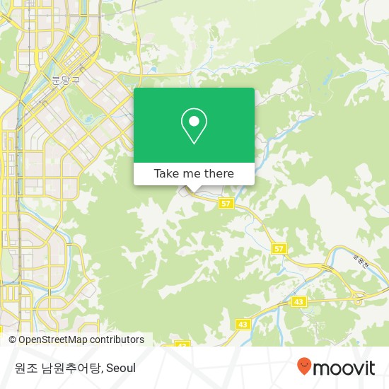 원조 남원추어탕 map