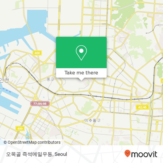 오목골 즉석메밀우동 map