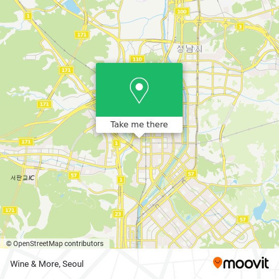 Wine & More map