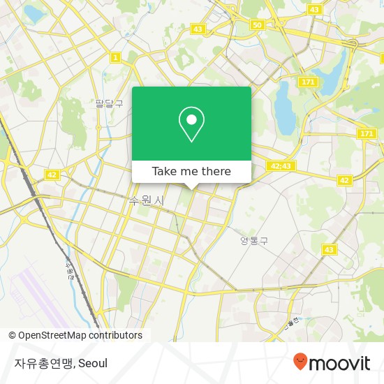 자유총연맹 map