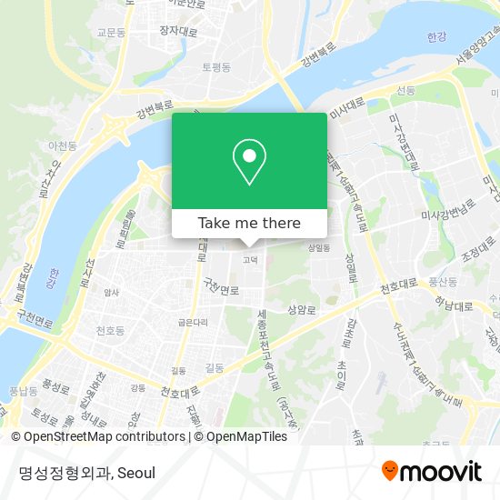 명성정형외과 map