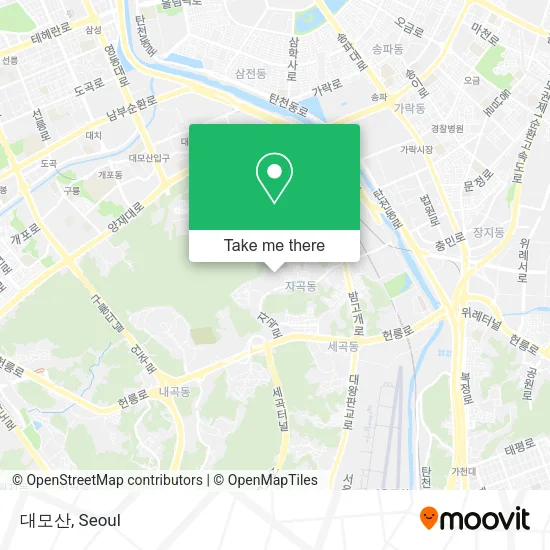 대모산 map