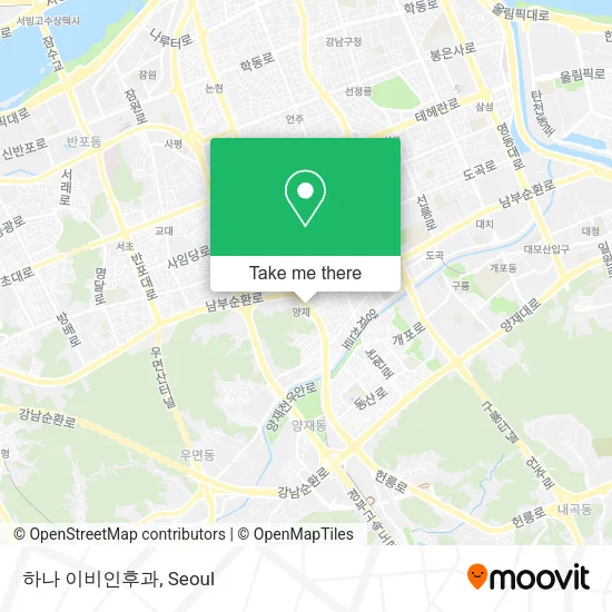 하나 이비인후과 map