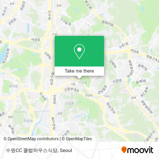 수원CC 클럽하우스식당 map