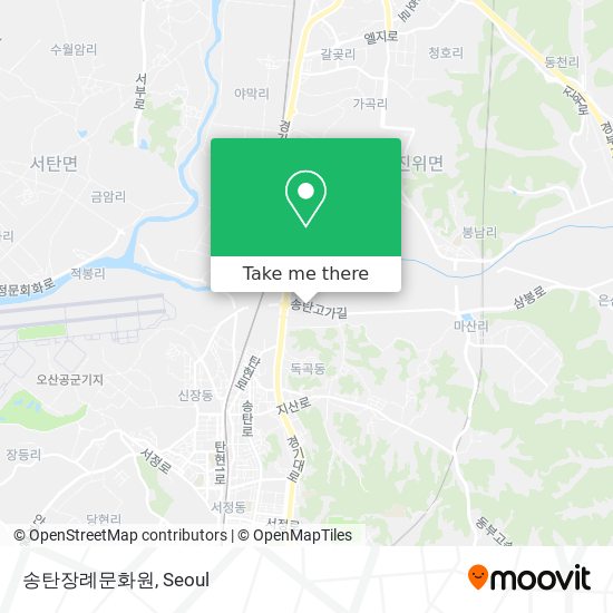 송탄장례문화원 map