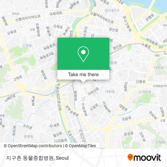 지구촌 동물종합병원 map