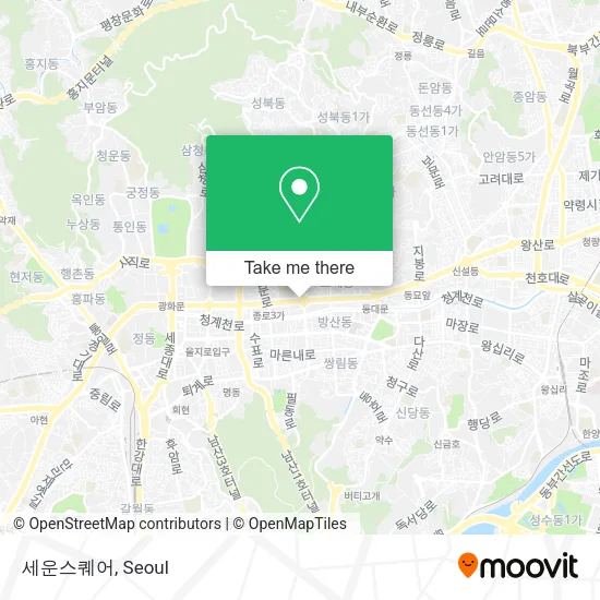 세운스퀘어 map