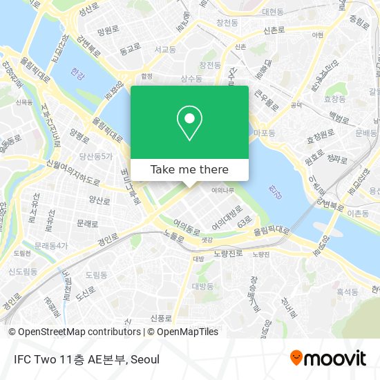 IFC Two 11층 AE본부 map