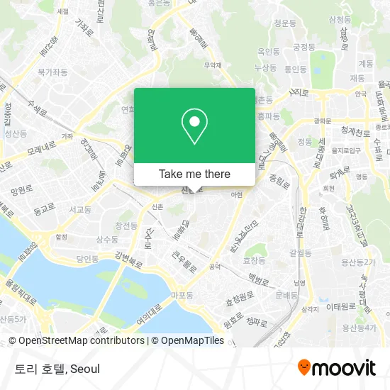 토리 호텔 map