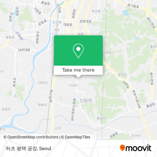 하츠 평택 공장 map