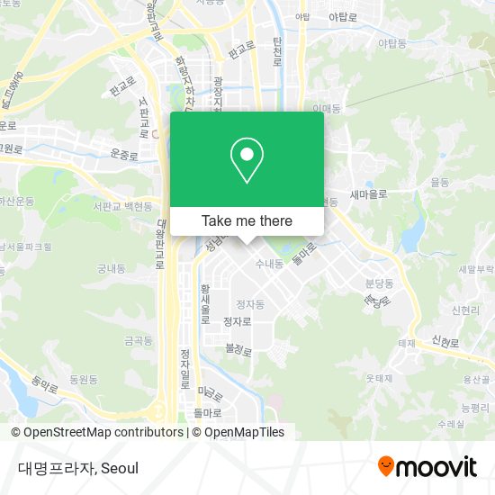 대명프라자 map