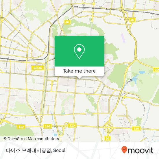 다이소 모래내시장점 map