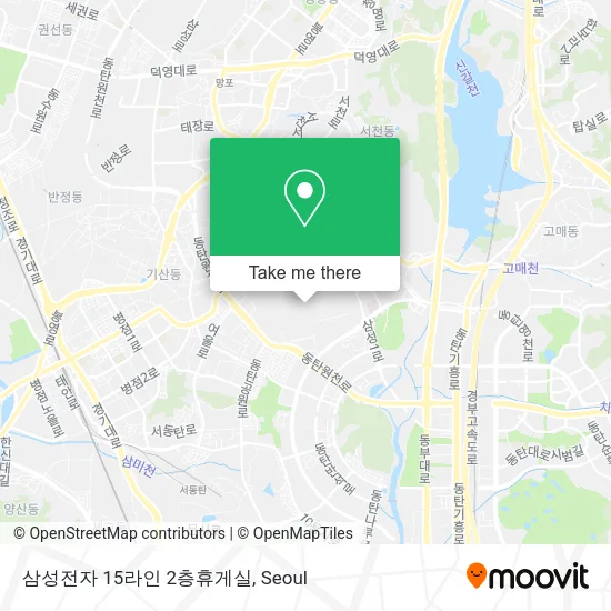 삼성전자 15라인 2층휴게실 map