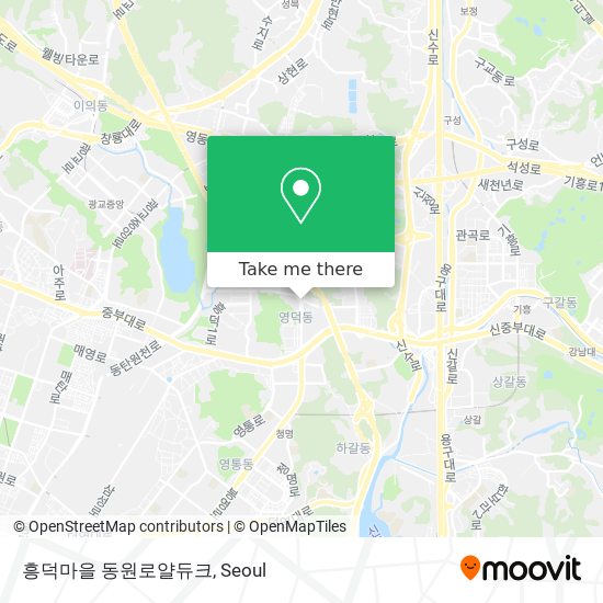 흥덕마을 동원로얄듀크 map