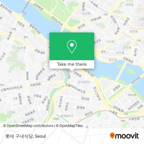롯데 구내식당 map