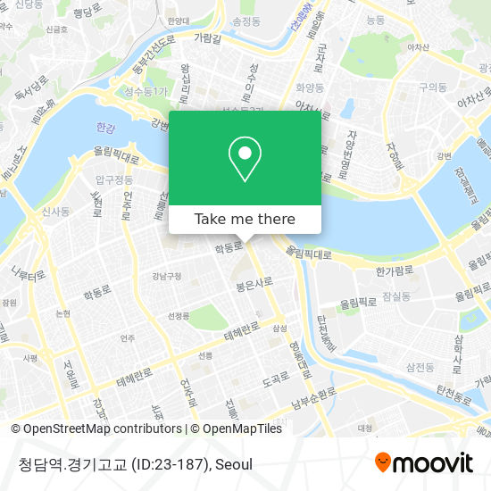 청담역.경기고교 (ID:23-187) map