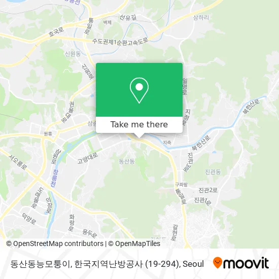 동산동능모퉁이, 한국지역난방공사 (19-294) map