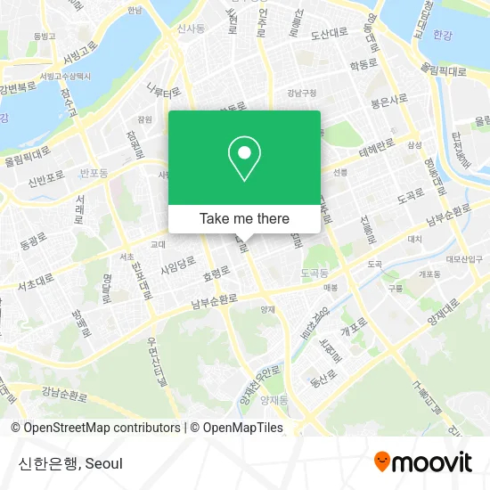 신한은행 map