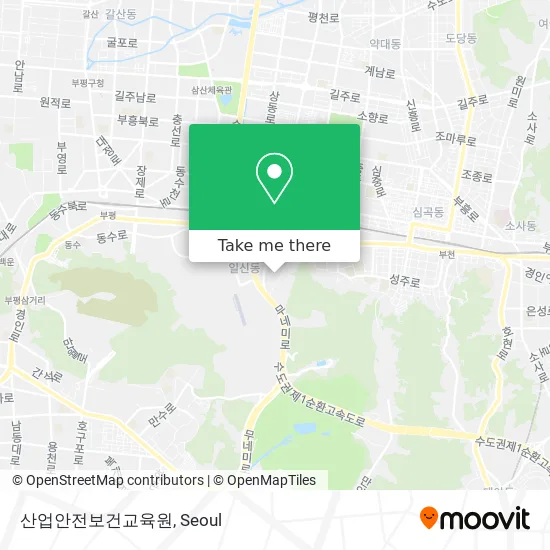 산업안전보건교육원 map