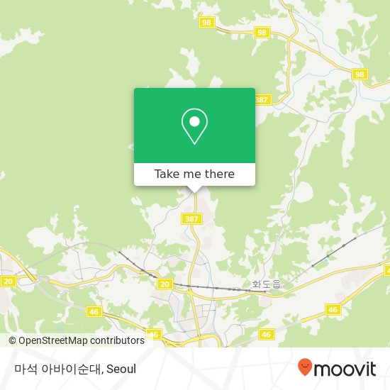 마석 아바이순대 map