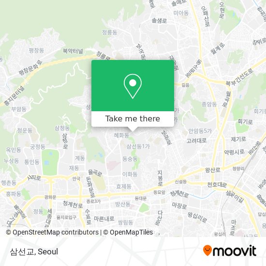 삼선교 map