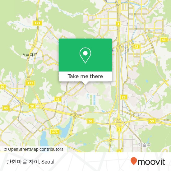 만현마을 자이 map