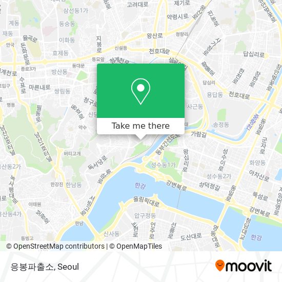 응봉파출소 map