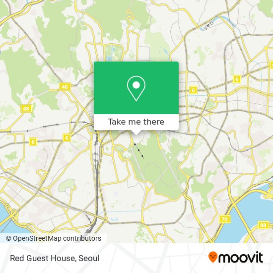 Red Guest House map