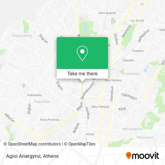 Agioi Anargyroi map
