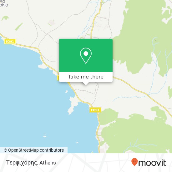 Τερψιχόρης map