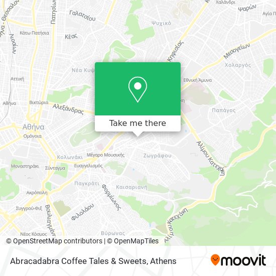 Abracadabra Coffee Tales & Sweets map