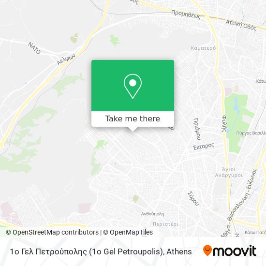 1ο Γελ Πετρούπολης (1o Gel Petroupolis) map