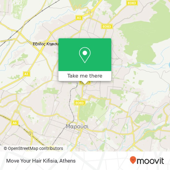 Move Your Hair Kifisia map