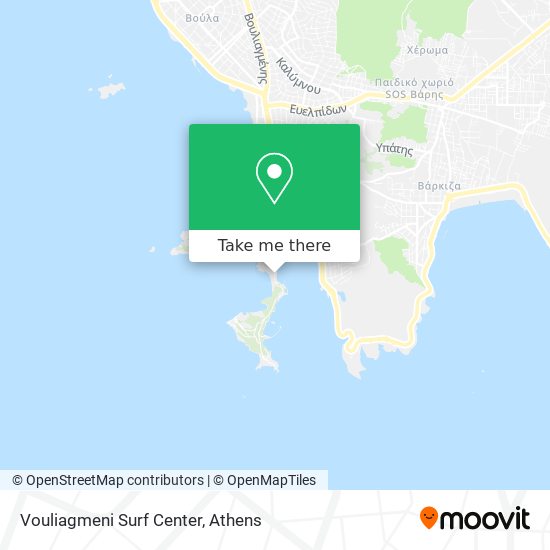 Vouliagmeni Surf Center map