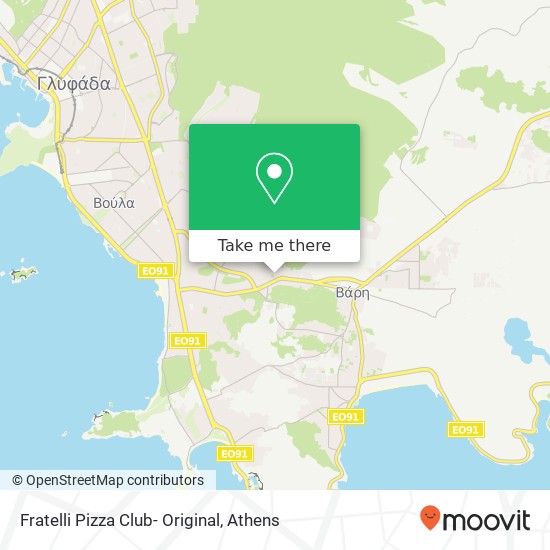 Fratelli Pizza Club- Original map