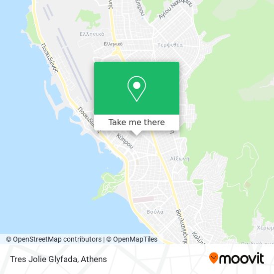 Tres Jolie Glyfada map